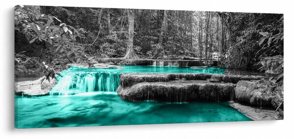 Slika - Zimska rijeka (120x50 cm)