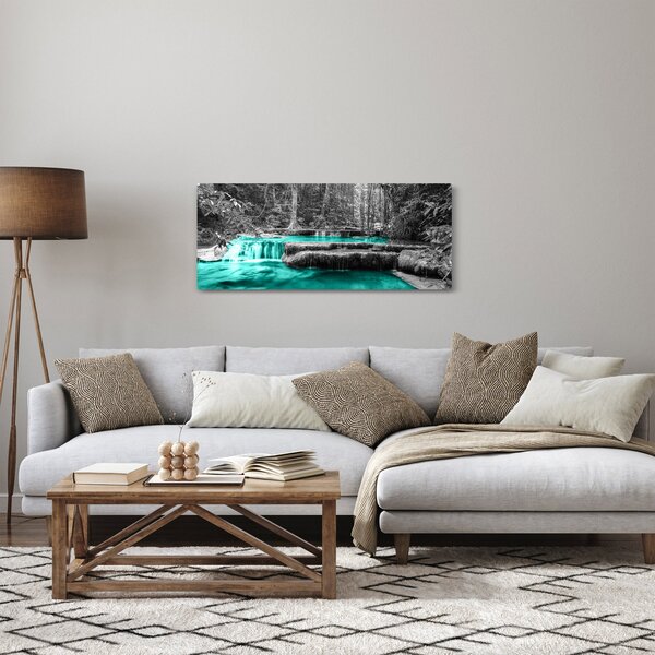 Slika - Zimska rijeka (120x50 cm)