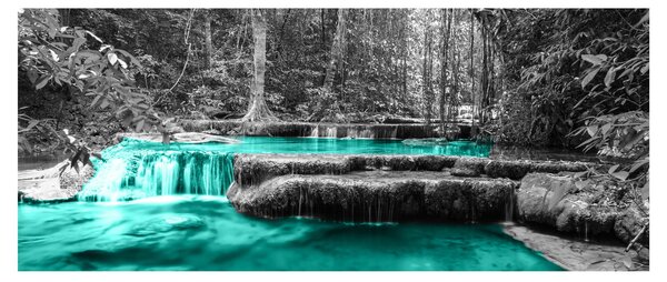Slika - Zimska rijeka (120x50 cm)