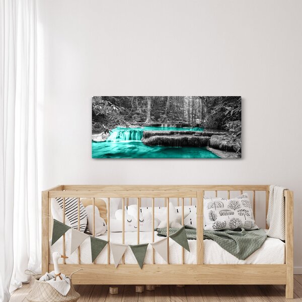 Slika - Zimska rijeka (120x50 cm)