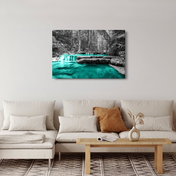 Slika - Zimska rijeka (90x60 cm)