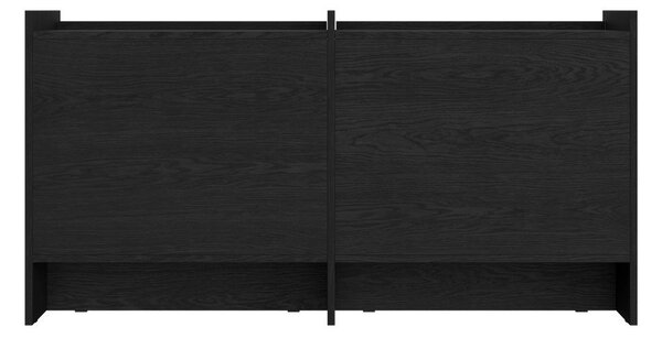 Crna komoda 146x76x51 cm Hido – noo.ma