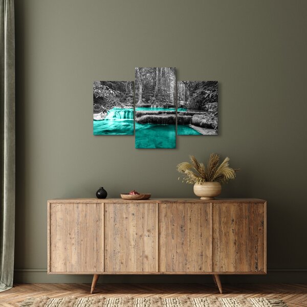 Slika - Zimska rijeka (90x60 cm)