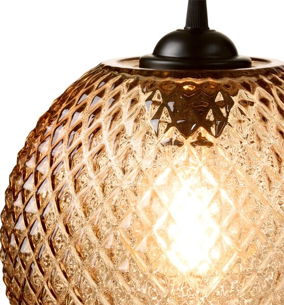 Viseće Svjetiljka Halo Design, NOBB, prigušiv, Bež, Dnevna soba, Staklo, Dizajn