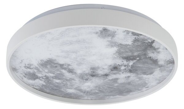 Stropne Svjetiljka Lindby, Lune, Bijela, Dnevna soba, Plastika, Moderan