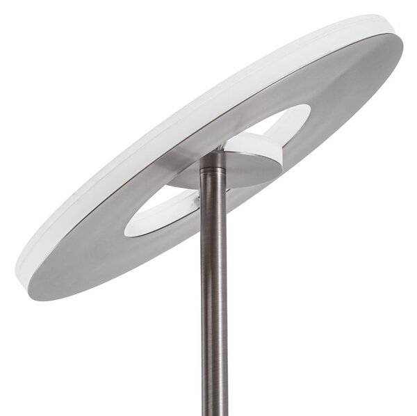 Podne Lampa Lucande, Raymond, prigušiv, Metalik, Dnevna soba, Metal, Moderan