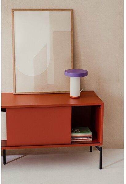 TV komoda boja terakote 160x60x42 cm Met – noo.ma