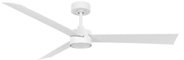 Stropni ventilator Climate IV s rasvjetom, bijeli, tih - Beacon Beacon Lighting, Climate IV, prigušiv, Bijela, Dnevna soba, Plastika, Moderan