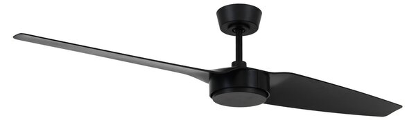 Stropni ventilator Condor, crni, DC, tihi, Ø 137 cm - Beacon Beacon Lighting, Condor, Crno, Dnevna soba, Plastika, Moderan