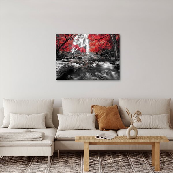 Slika - Slapovi u jesenskom pejzažu (70x50 cm)