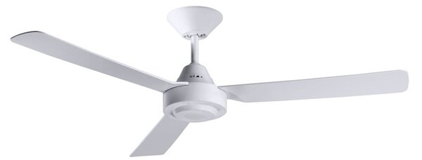 Stropni ventilator Bayside Calypso, bijeli, Ø 122 cm, tih - Beacon Beacon Lighting, Bayside Calypso, Bijela, Dnevna soba, Plastika, Moderan