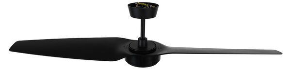 Stropni ventilator Condor, crni, DC, tihi, Ø 137 cm - Beacon Beacon Lighting, Condor, Crno, Dnevna soba, Plastika, Moderan
