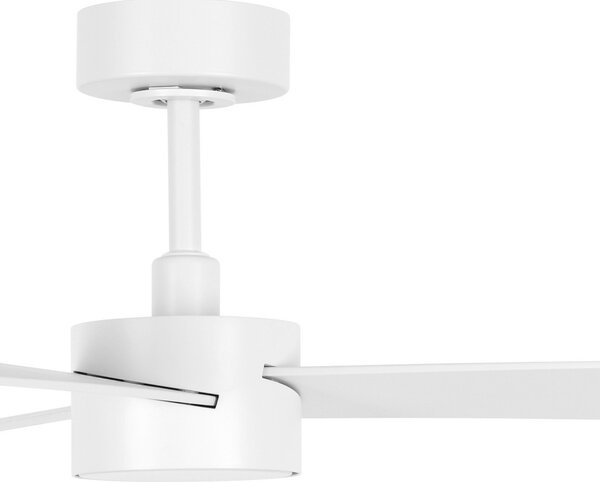 Stropni ventilator Climate IV s rasvjetom, bijeli, tih - Beacon Beacon Lighting, Climate IV, prigušiv, Bijela, Dnevna soba, Plastika, Moderan