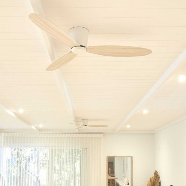 Airfusion stropni ventilator s radarom, hrast, Ø106 cm, tih - Beacon Beacon Lighting, Airfusion Radar, Drvo, Dnevna soba, Drvo, Moderan