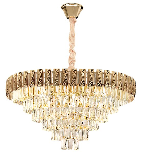 Visilica s kristalima G061-CP 80CM GOLD