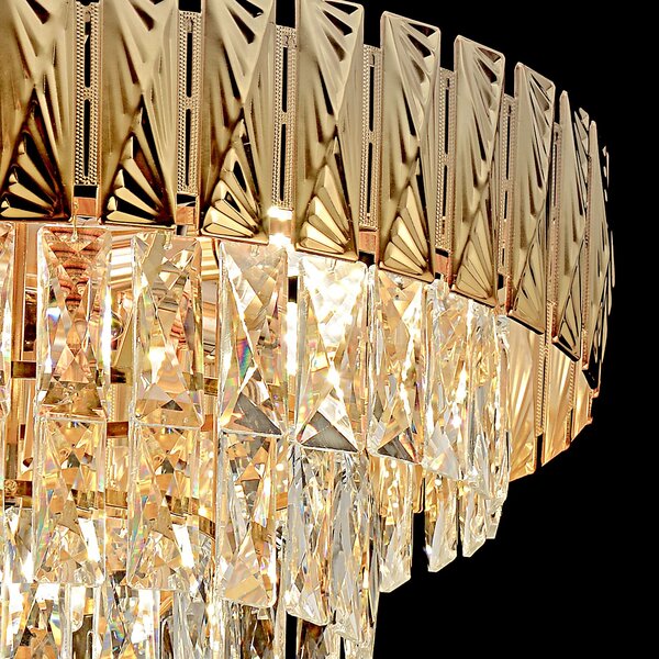 Visilica s kristalima G061-CP 80CM GOLD
