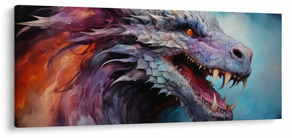 Slika - Ilustracija zmaja (120x50 cm)