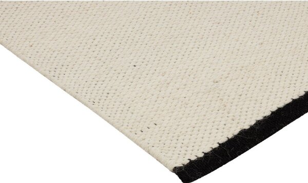 Bež ručno rađen vunen tepih 140x200 cm Mavi – noo.ma
