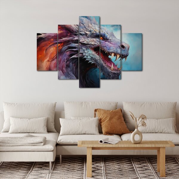 Slika - Ilustracija zmaja (150x105 cm)