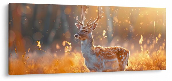 Slika - Jeleni u polju (120x50 cm)