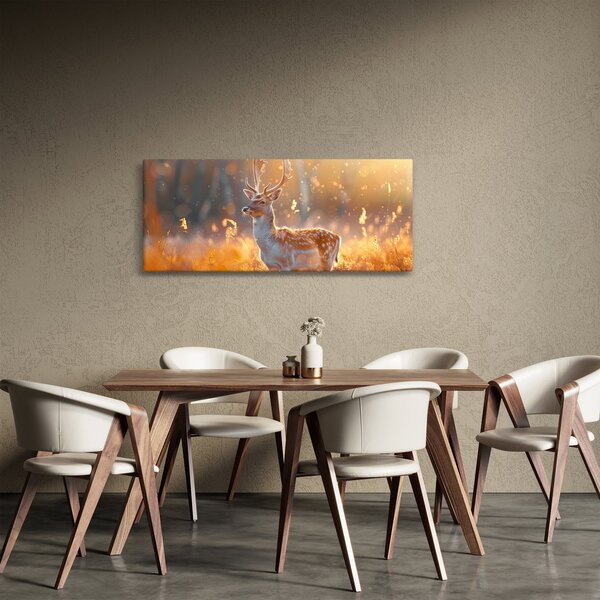 Slika - Jeleni u polju (120x50 cm)