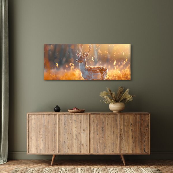 Slika - Jeleni u polju (120x50 cm)