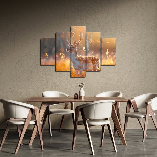 Slika - Jeleni u polju (150x105 cm)