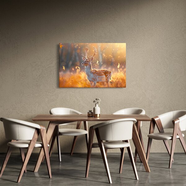Slika - Jeleni u polju (90x60 cm)