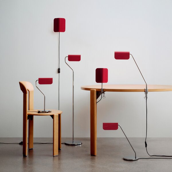 Stolne Lampa HAY, Apex, Crvena, Dnevna soba, Metal, Dizajn