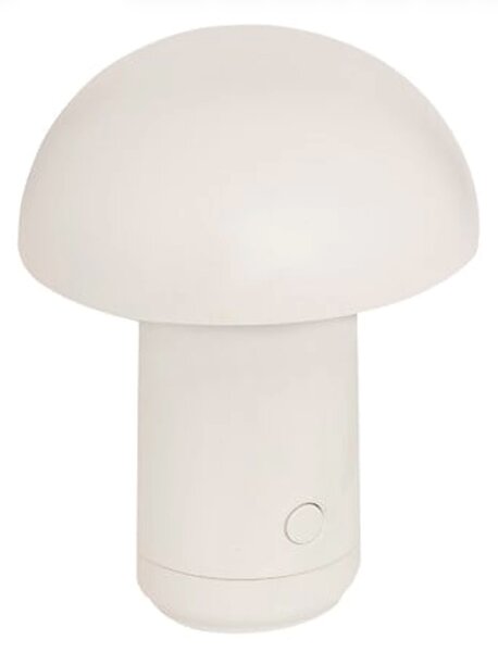 LED stolna lampa FUNGHI 11,2 cm, bijela