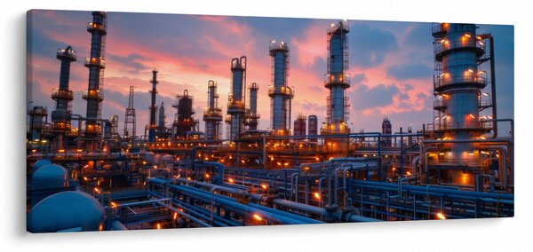 Slika - Industrijsko postrojenje (120x50 cm)
