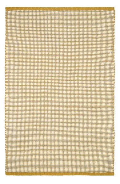 Žuti tepih s udjelom vune 170x110 cm Bergen - Nattiot
