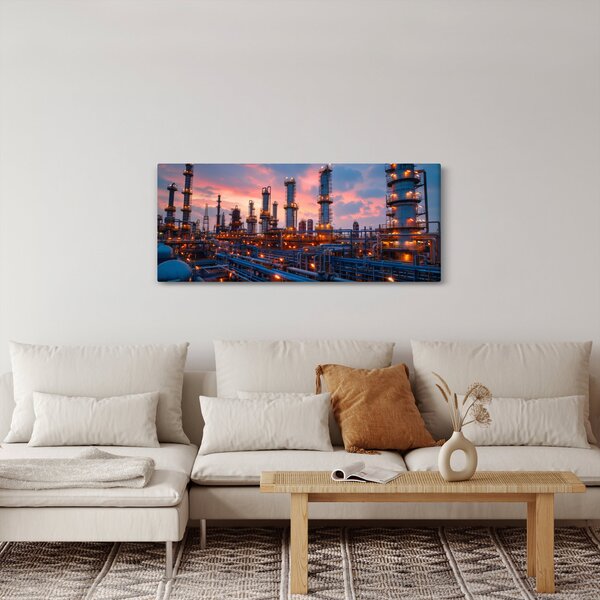 Slika - Industrijsko postrojenje (120x50 cm)