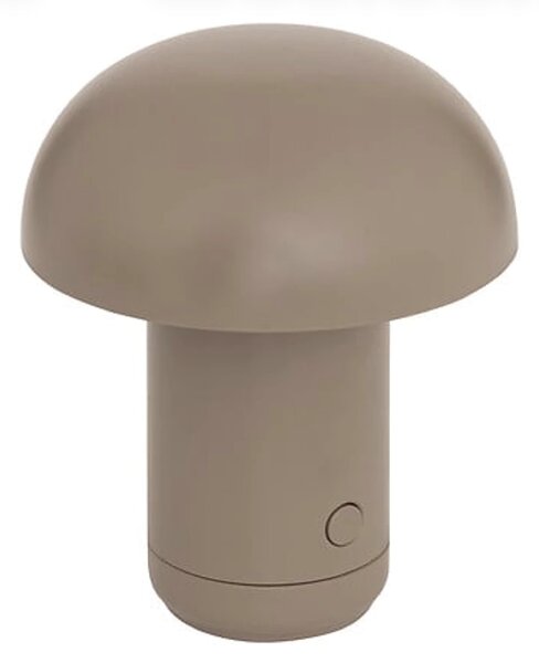 LED stolna lampa FUNGHI 11,2 cm, smeđa