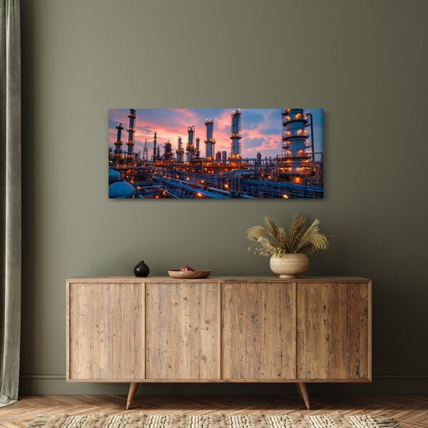 Slika - Industrijsko postrojenje (120x50 cm)