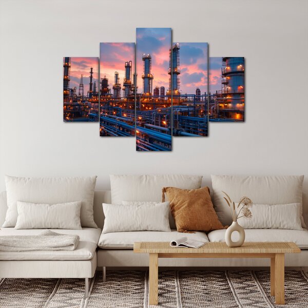 Slika - Industrijsko postrojenje (150x105 cm)