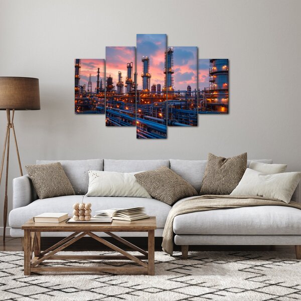 Slika - Industrijsko postrojenje (150x105 cm)
