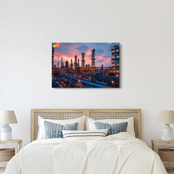 Slika - Industrijsko postrojenje (90x60 cm)
