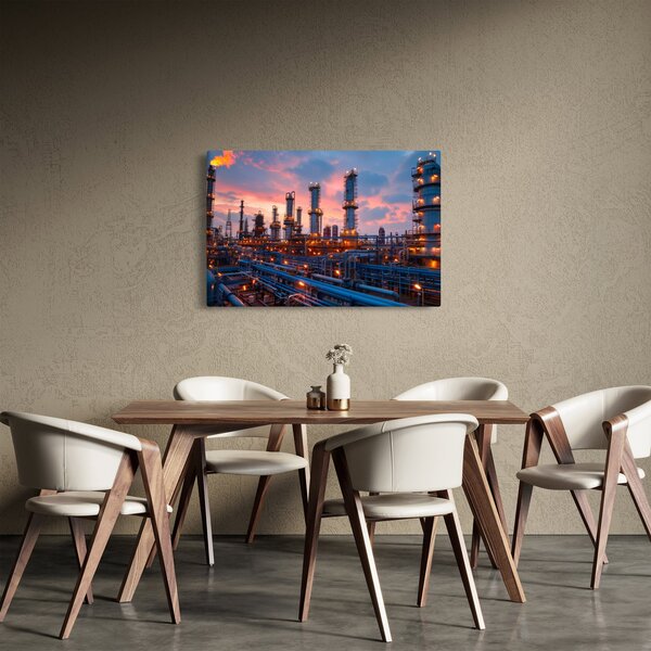 Slika - Industrijsko postrojenje (90x60 cm)