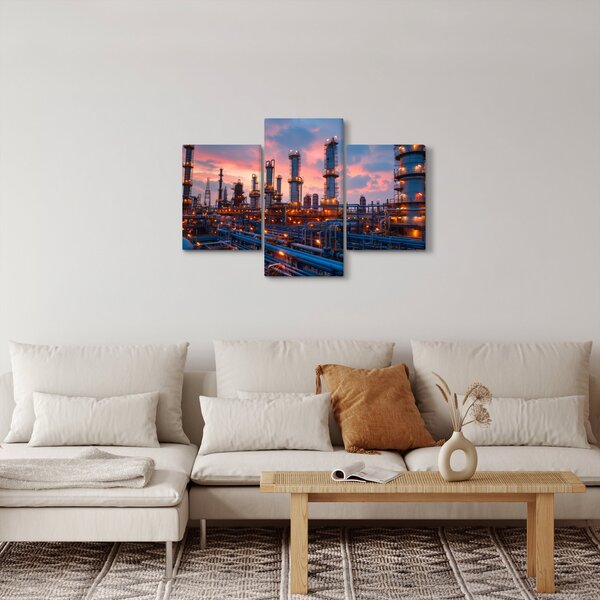 Slika - Industrijsko postrojenje (90x60 cm)