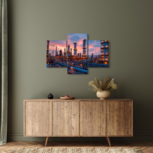 Slika - Industrijsko postrojenje (90x60 cm)