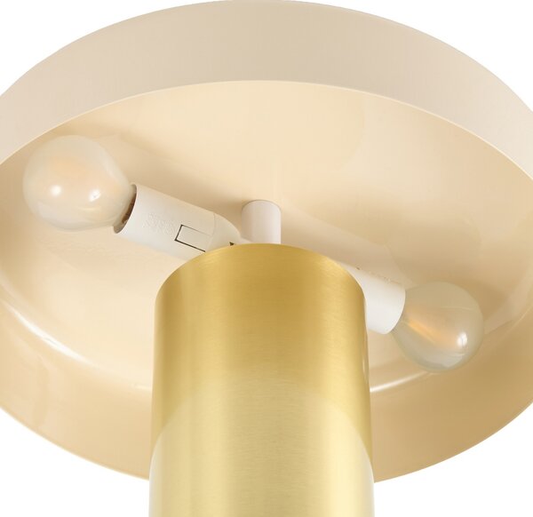 Stolne Lampa NOLA, Dionne, Bež, Dnevna soba, Metal, Moderan
