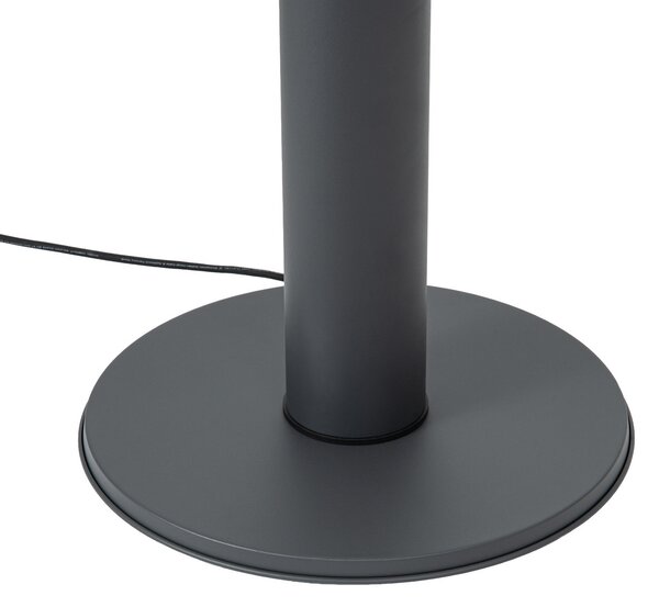 Flamaro stoni grijač, antracit, visina 110 cm, IP55 - Lucande Lucande, Flamaro, Crno, Aluminij, Moderan