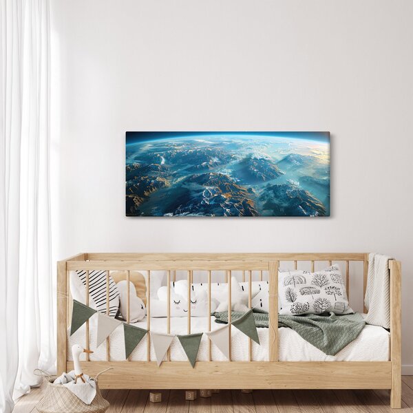 Slika - Pogled iz svemira (120x50 cm)