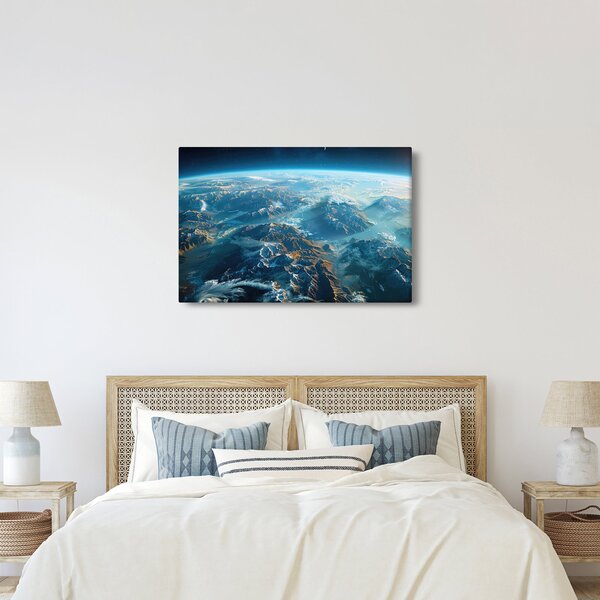 Slika - Pogled iz svemira (90x60 cm)