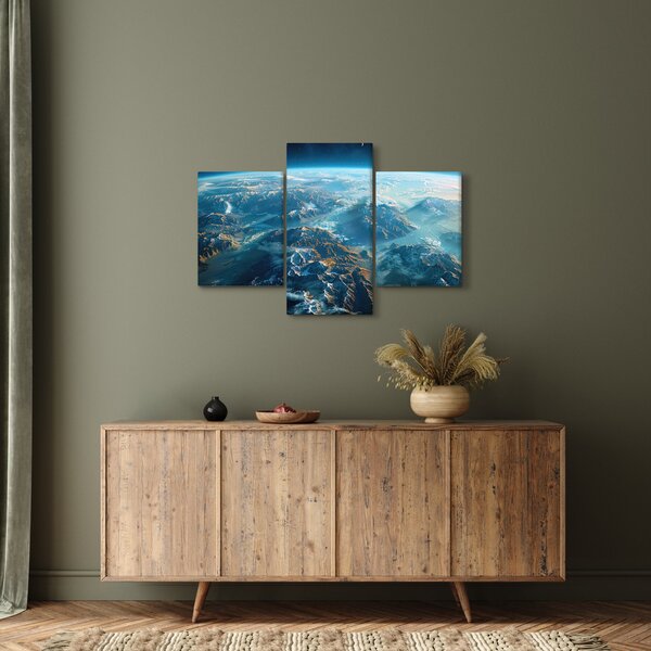 Slika - Pogled iz svemira (90x60 cm)