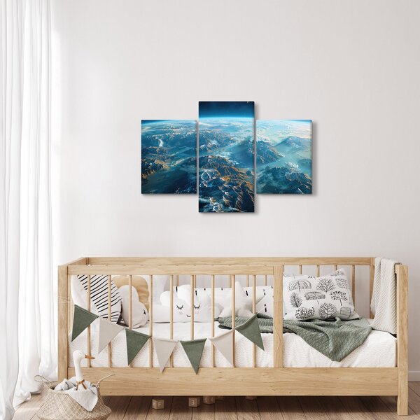 Slika - Pogled iz svemira (90x60 cm)