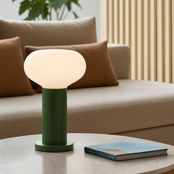 Stolne Lampa ALDEX, Flo, Zelena, Dnevna soba, Metal, Dizajn