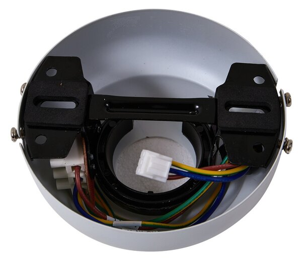 Omendo LED stropni ventilator bijeli CCT DC tihi - Lucande Lucande, Omendo, prigušiv, Bijela, Dnevna soba, Metal, Moderan