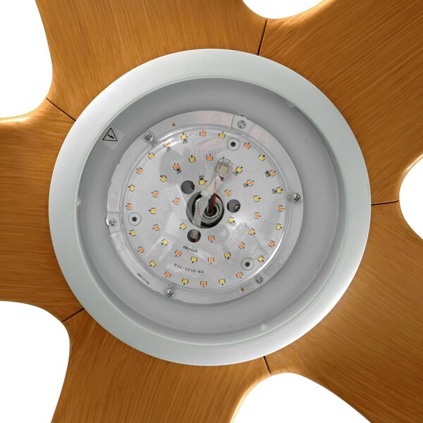 Omendo LED stropni ventilator bijeli CCT DC tihi - Lucande Lucande, Omendo, prigušiv, Bijela, Dnevna soba, Metal, Moderan